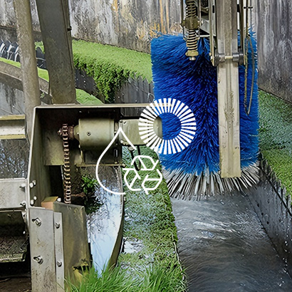 污水厂二沉池用毛刷